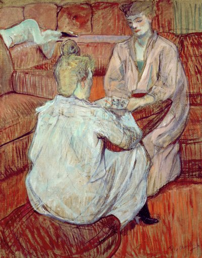 The Card Game by Henri de Toulouse Lautrec